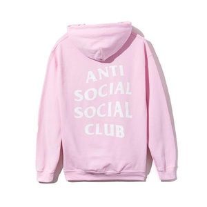 Authentic Anti Social Social Club LightPink Hoodie